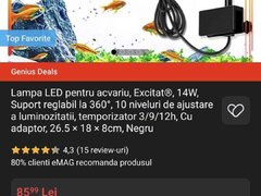 Lampa acvariu